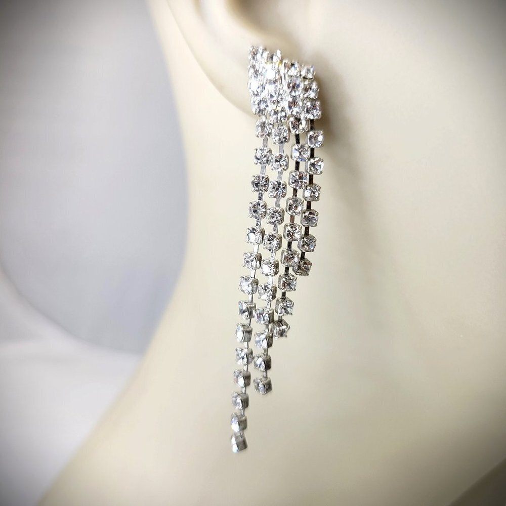 Rhinestone Earrings for the Minimalist